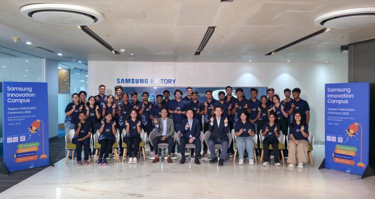Samsung Awards ₹1 Lakh Each to 30 Samsung Innovation Campus Toppers Across India
