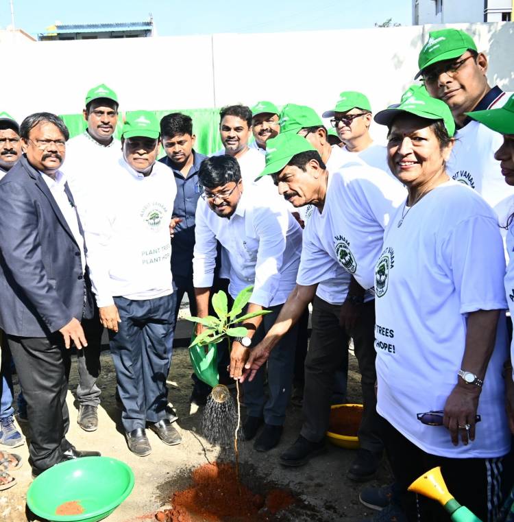 Rotary District 3234 Creates History with 15,000-Tree Plantation Drive on World Environment Day