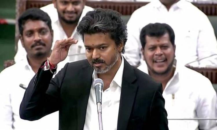 Vijay uses Assembly speech to target opposition, defend government