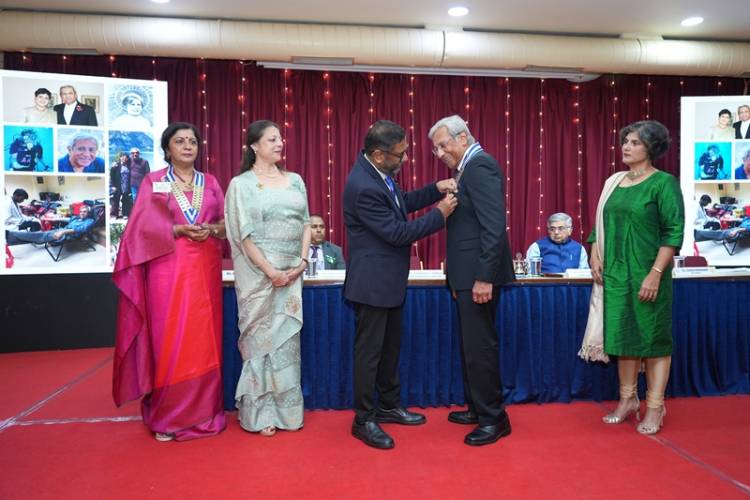 Rtn Vineetha Chinappa was installed as Rotary Club of Bangalore Rotary Bangalore,the new President - Press Release & Pivs