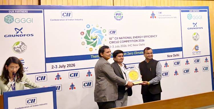 KLEF Wins National Recognition with CII First Runner-Up Award for Excellence in Renewable Energy