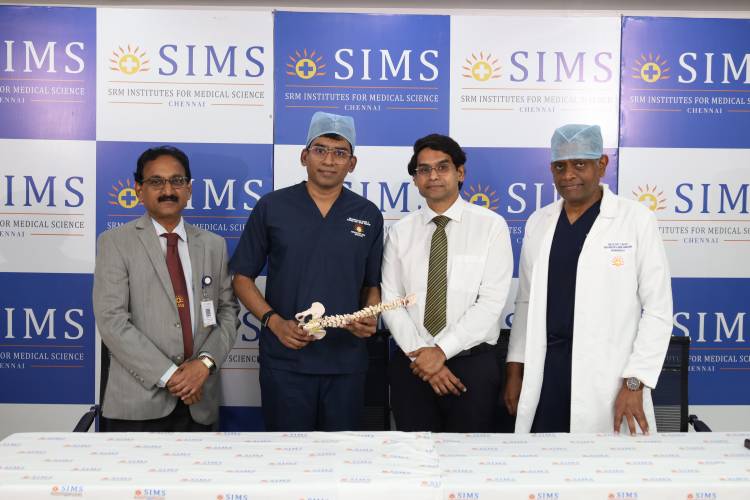 SIMS Hospital Treats Spinal Compression in 84-Year-Old with Pacemaker Through Single-Incision Endoscopic Surgery