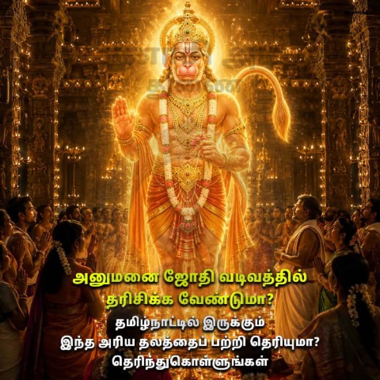 அனுமனை ஜோதி வடிவத்தில் தரிசிக்க தமிழ்நாட்டில் இருக்கும் இந்த அரிய தலம்