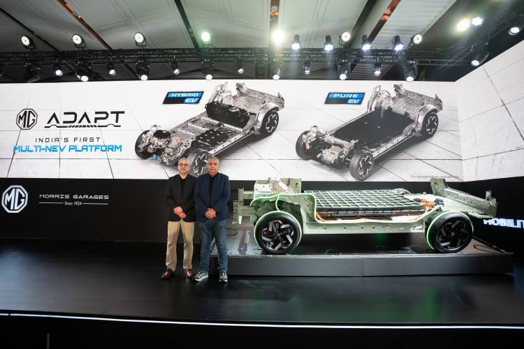 JSW MG Motor India Unveils MG ADAPT - India's First Multi New Energy Vehicle (NEV) Platform