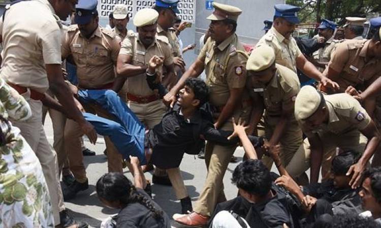 Chennai police tighten security as NEET leak protests spread