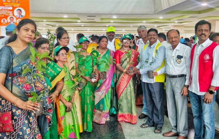 சுற்றுச்சூழல் பாதுகாக்க அரிமா மாவட்ட ஆளுநர் ராஜேஷ் ஜோஷி ஒரு லட்சம் மரக்கன்றுகள் வளர்க்கும் திட்டம் தொடங்கினார்
