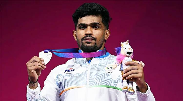 காமன்வெல்த் விளையாட்டு போட்டி – பளுதூக்கும் போட்டியில் இந்திய வீரர் ராஜா முத்துப்பாண்டி வெள்ளி பதக்கம் வென்றார்
