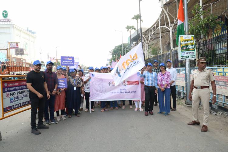 Rela Hospital Hosts 3-Km Walkathon to Observe World Breastfeeding Week
