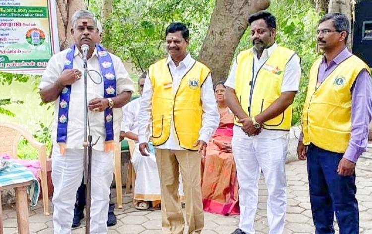 சென்னை கிரீன் சிட்டி அரிமா சங்கம் சார்பில் 80-ஆம் ஆண்டு சுதந்திர தின விழா