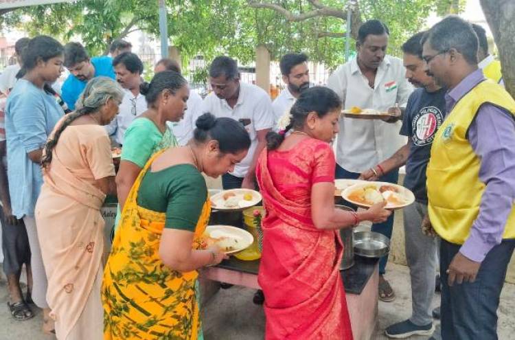 சென்னை கிரீன் சிட்டி அரிமா சங்கம் சார்பில் 80-ஆம் ஆண்டு சுதந்திர தின விழா