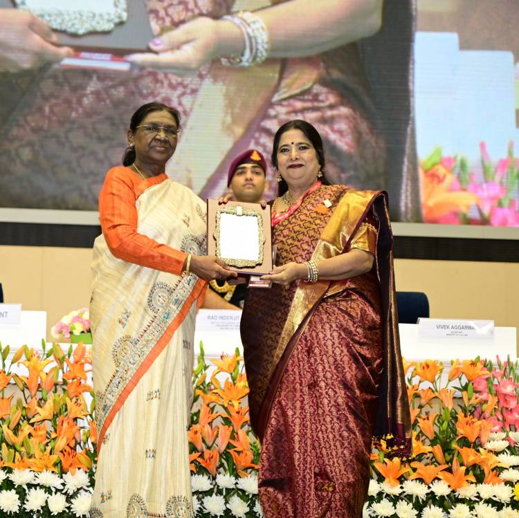 VEENA MURTHY VIJAY HONOURED WITH PRESTIGIOUS SANGEET NATAK AKADEMI AWARD FOR CONTRIBUTION TO KUCHIPUDI