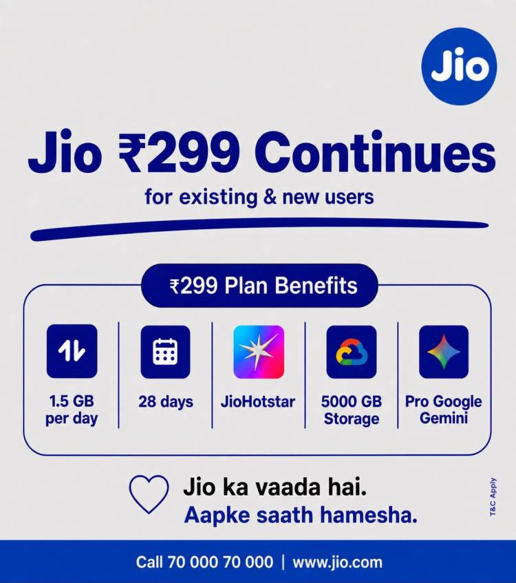 JIO REINTRODUCES JIO PRIME WITH 1-YEAR PRICE GUARANTEE A special membership to mark 10 years of Jio