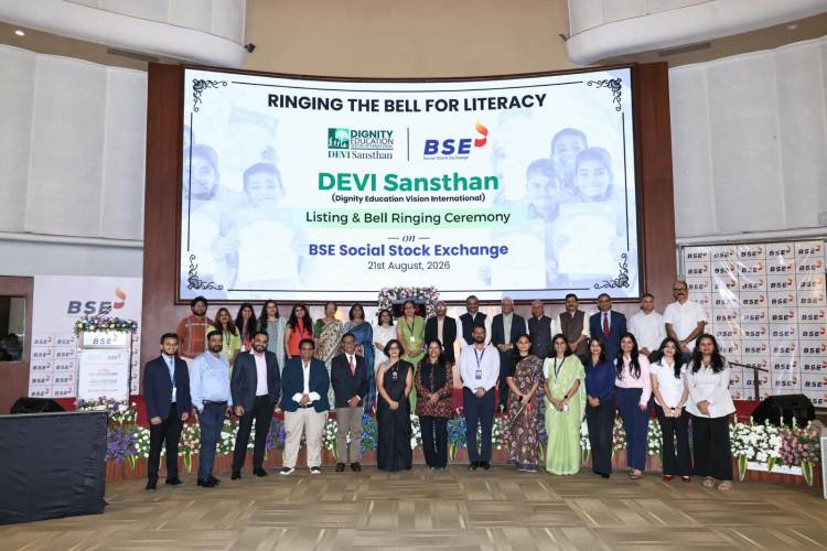 DEVI Sansthan Rings the BSE Bell to Mark Listing on the Social Stock Exchange