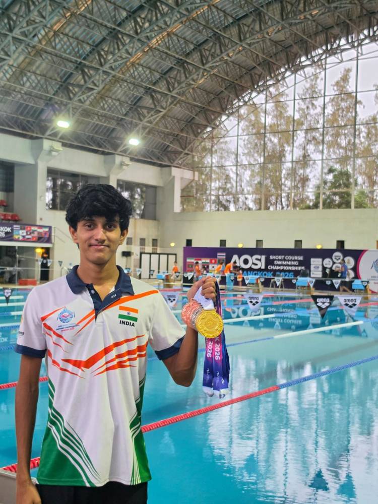 Two Golds, Two Silvers and Three Bronzes – Gurulal’s Golden Splash Makes SRMIST Proud
