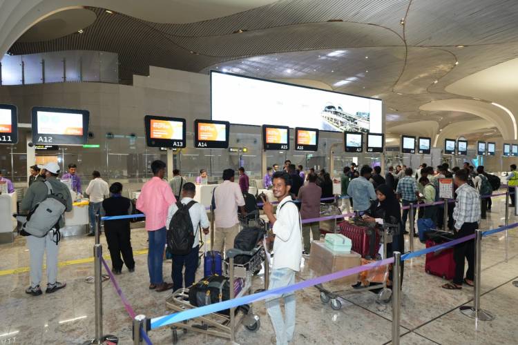 Navi Mumbai International Airport crosses 3 million passenger milestone.
